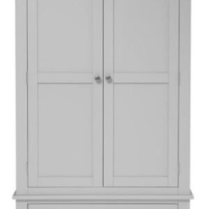 Paisley Painted Gents Combi Wardrobe, 2 Door 1 Drawer