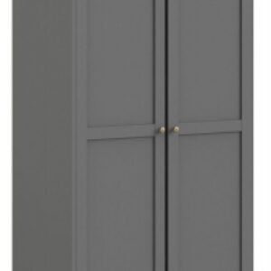 Paris Grey 2 Door Wardrobe