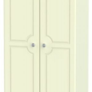 Pembroke Cream 2 Door Plain Tall Wardrobe