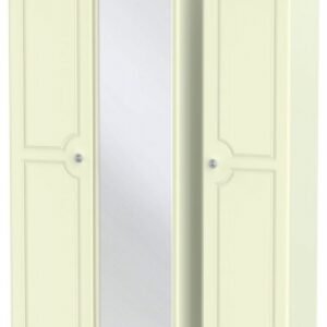 Pembroke Cream 3 Door Tall Triple Wardrobe - 1 Mirror