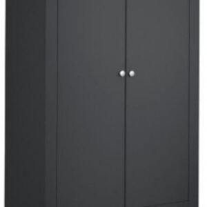 Radley Dark Grey 2 Door 1 Drawer Double Wardrobe