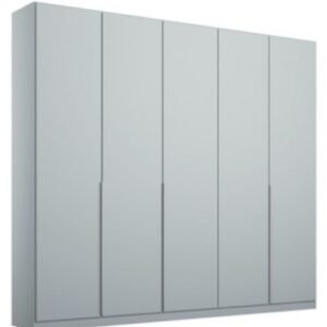 Rauch Alabama 226cm Silk Grey 5 Door Wardrobe