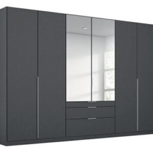 Rauch Alabama 271cm Metallic Grey 6 Door Combi Wardrobe