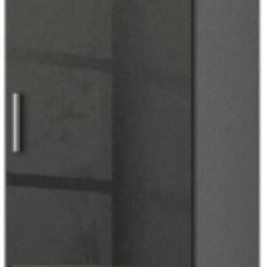 Rauch Celle 47cm Door Black Wardrobe - RH