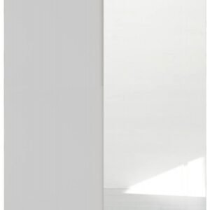 Rauch Lias 201cm 2 Door Grey Mirror Sliding Wardrobe