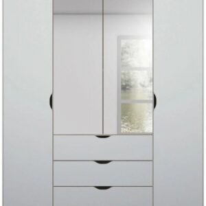 Rauch Lias 201cm 4 Door Grey Combi Wardrobe