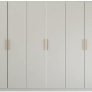 Rauch Skandi Quadra-Spin 271cm Grey 6 Door Wardrobe