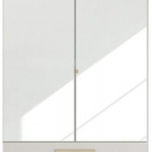 Rauch Skandi Quadra-Spin 91cm Grey 2 Door Combi Wardrobe