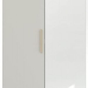 Rauch Skandi Quadra-Spin 91cm Grey 2 Door Mirror Wardrobe