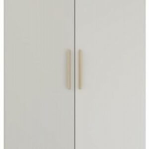 Rauch Skandi Quadra-Spin 91cm Grey 2 Door Wardrobe