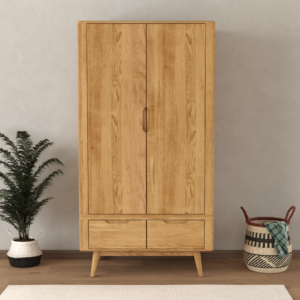 Rosa Solid Oak Double Wardrobe