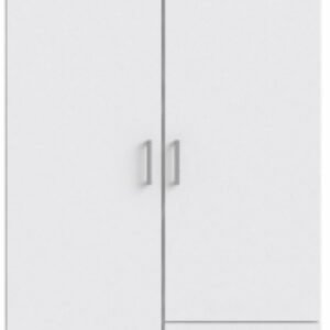 Space White 2 Door 3 Drawer Double Wardrobe