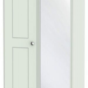 Victoria Grey 2 Door Wardrobe - 1 Mirror