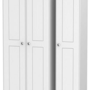 Victoria White 3 Door Tall Triple Wardrobe