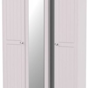 Vienna Cashmere 3 Door Triple Wardrobe - 1 Mirror