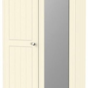 Vienna Cream 2 Door Wardrobe - 1 Mirror