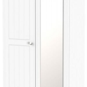 Vienna Porcelain 2 Door Wardrobe - 1 Mirror