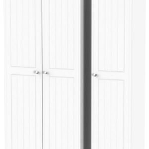 Vienna Porcelain 3 Door Tall Triple Wardrobe