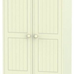 Warwick Cream 2 Door 2 Drawer Double Wardrobe