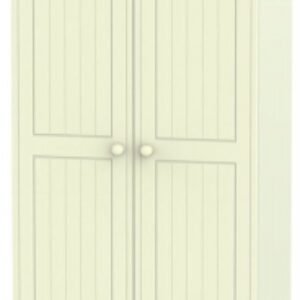 Warwick Cream 2 Door Plain Wardrobe