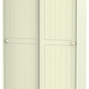 Warwick Cream 2 Door Sliding Wardrobe