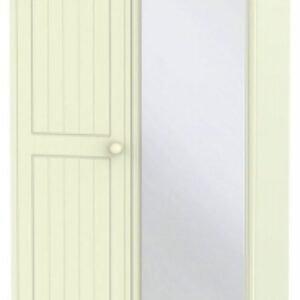 Warwick Cream 2 Door Wardrobe - 1 Mirror