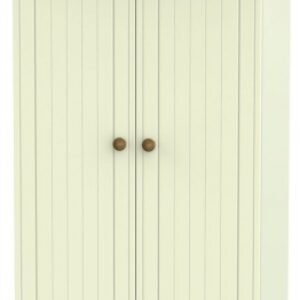 Warwick Cream and Oak Midi Wardrobe