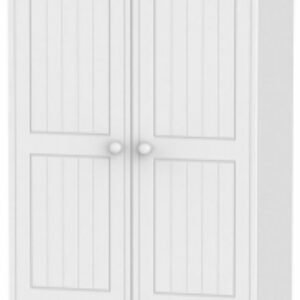 Warwick White 2 Door 2 Drawer Double Wardrobe