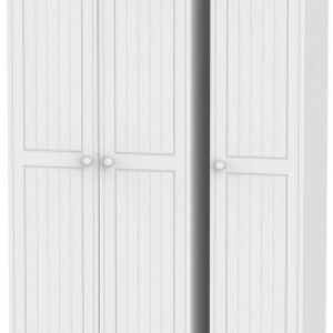 Warwick White 3 Door Tall Triple Wardrobe