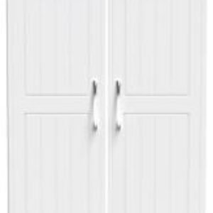 Whitney Oak Effect and White 2 Door 2 Drawer Double Wardrobe