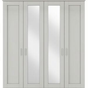 Wiemann Cambridge 200cm Champagne 4 Door Mirror Wardrobe