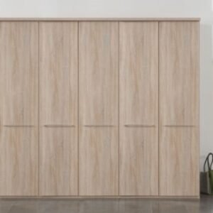 Wiemann Dakar 2 300cm Rustic Oak 6 Door Wardrobe