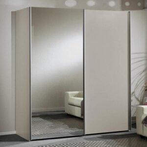 Wiemann Jura 200cm Champagne 2 Door Mirror Sliding Wardrobe