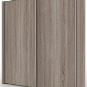 Wiemann Miami 200cm Dark Rustic Oak 2 Door Sliding Wardrobe