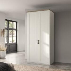 Wiemann Suffolk 100cm White 2 Door Wardrobe