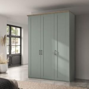 Wiemann Suffolk 150cm Sage Green 3 Door Wardrobe