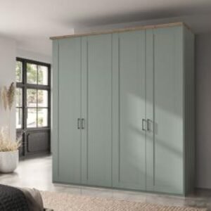 Wiemann Suffolk 200cm Sage Green 4 Door Wardrobe