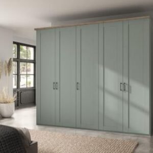 Wiemann Suffolk 5 Door Wardrobe in Sage Green