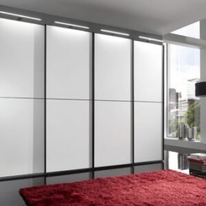 Wiemann VIP Westside 330cm White 4 Door Sliding Wardrobe