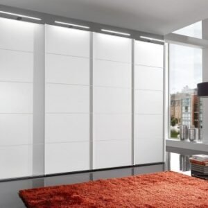 Wiemann VIP Westside 400cm White 4 Door Sliding Wardrobe