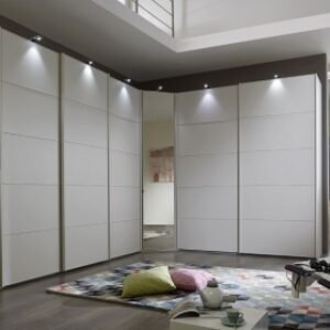 Wiemann VIP Westside 493cm White 6 Door Sliding Wardrobe