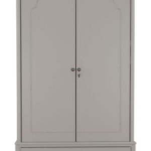 Willis and Gambier Etienne Grey 2 Door Combi Double Wardrobe