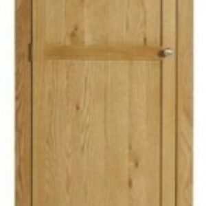 Woburn Rustic Oak 1 Door Wardrobe