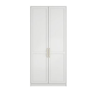 Allen Wooden Wardrobe With 2 Doors In White