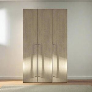 Modum Denali Sand Birch Italian 3 Door Wardrobe