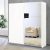 Abby Large Mirrored Wooden Sliding Wardrobe In White