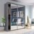 Allen Medium Wardrobe With 2 Sliding Doors In Matt Grey