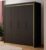 Allen Wooden Wardrobe With 4 Hinged Doors In Black