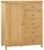 Arlington Oak Short Wardrobe