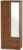 Avon Walnut Effect 2 Door Combi Wardrobe – 1 Mirror